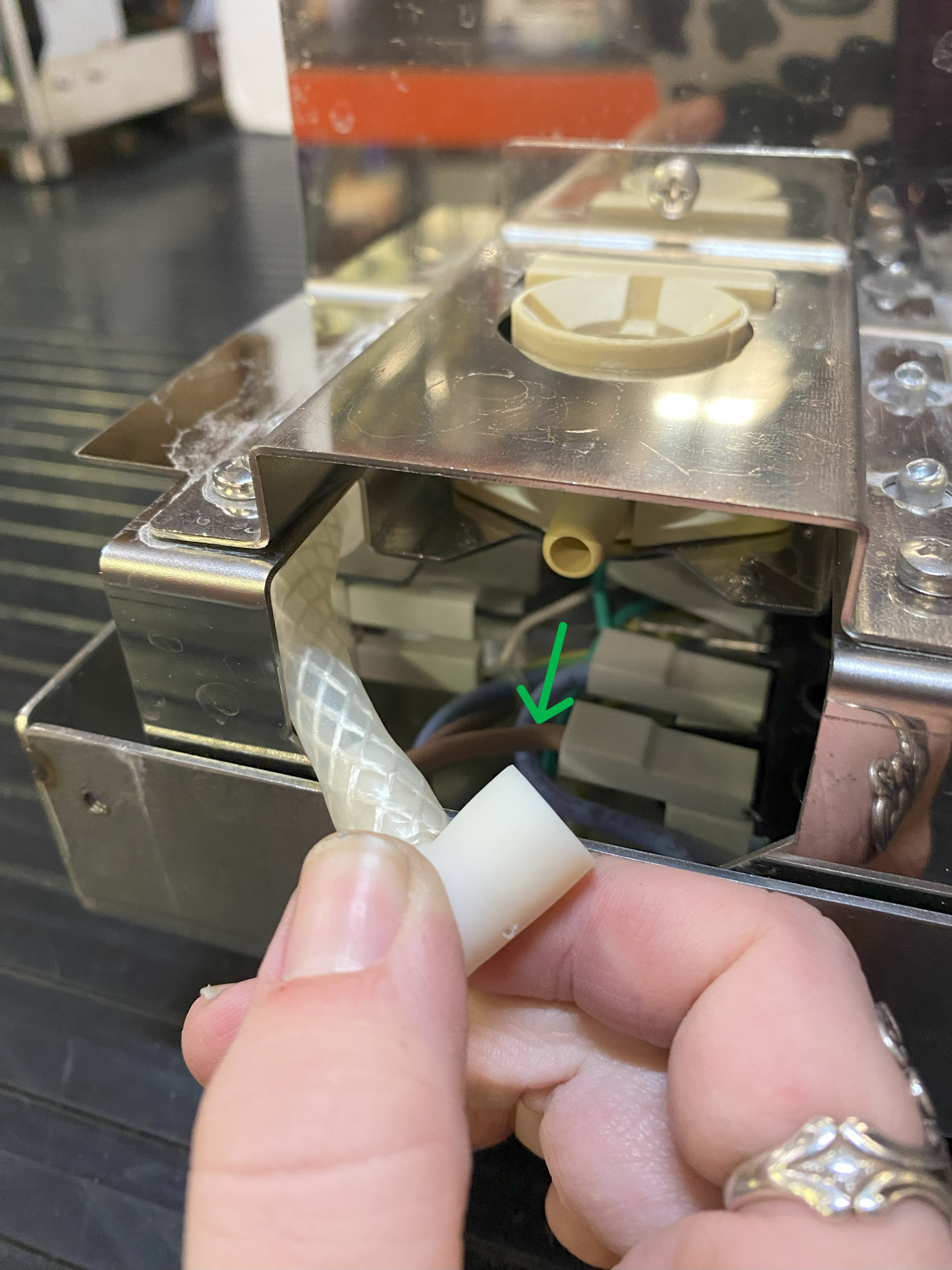 pump tubing from inlet 